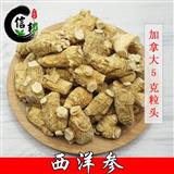 【系统推荐】西洋参正宗加拿大5克粒头参5克剪枝250克起售专营贵细类冷被偏门产地直销合作共赢专注品质，诚信信邦！